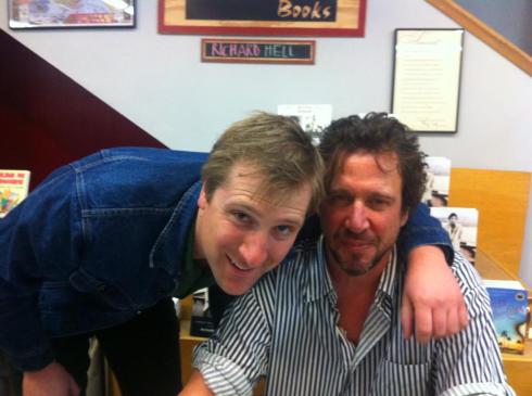 Hanging with Richard Hell at his reading in Los Feliz - Skylight Books, LA